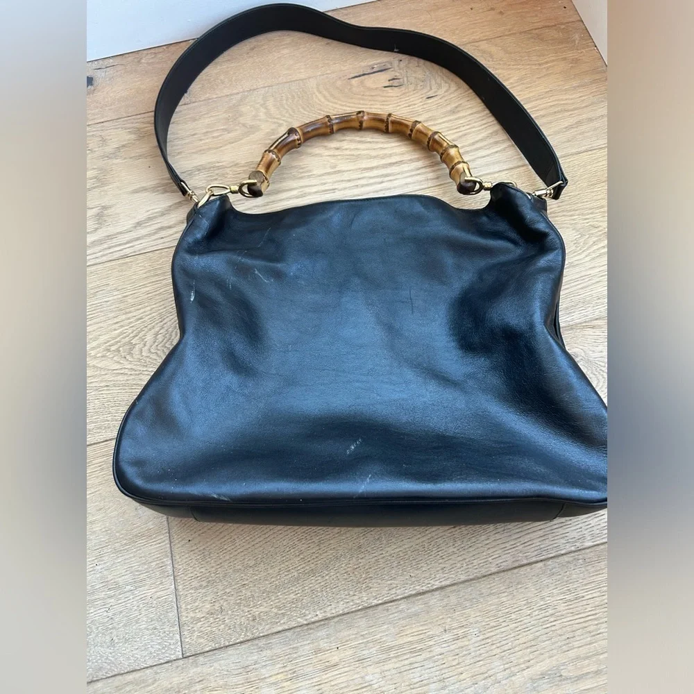 Gucci Leather Bamboo Crossbody/Hobo - Picture 3 of 10